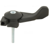 MANETTINO ACCELERATORE IN NYLON DESTRO FILETTO MM. 6 LUNGHEZZA  MM. 44