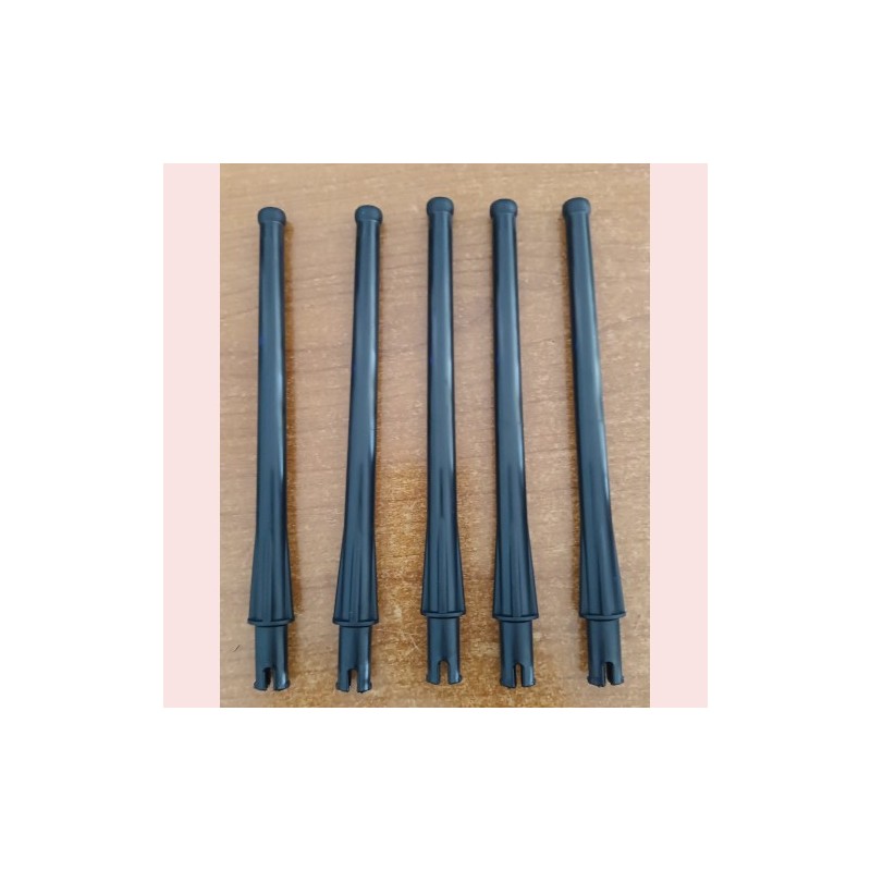KIT 5 PEZZI ASTINA LUNGA NERA LISAM CODICE P1537