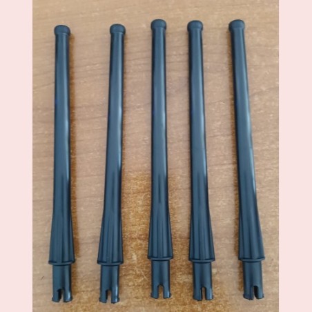 KIT 5 PEZZI ASTINA LUNGA NERA LISAM CODICE P1537