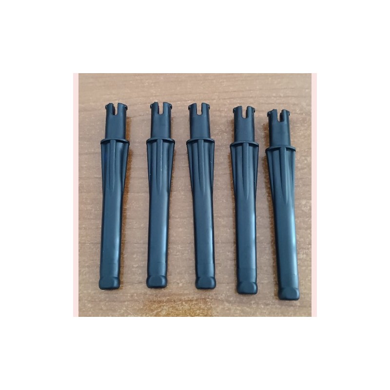 KIT 5 PEZZI ASTINA CORTA  NERA LISAM CODICE P1537C